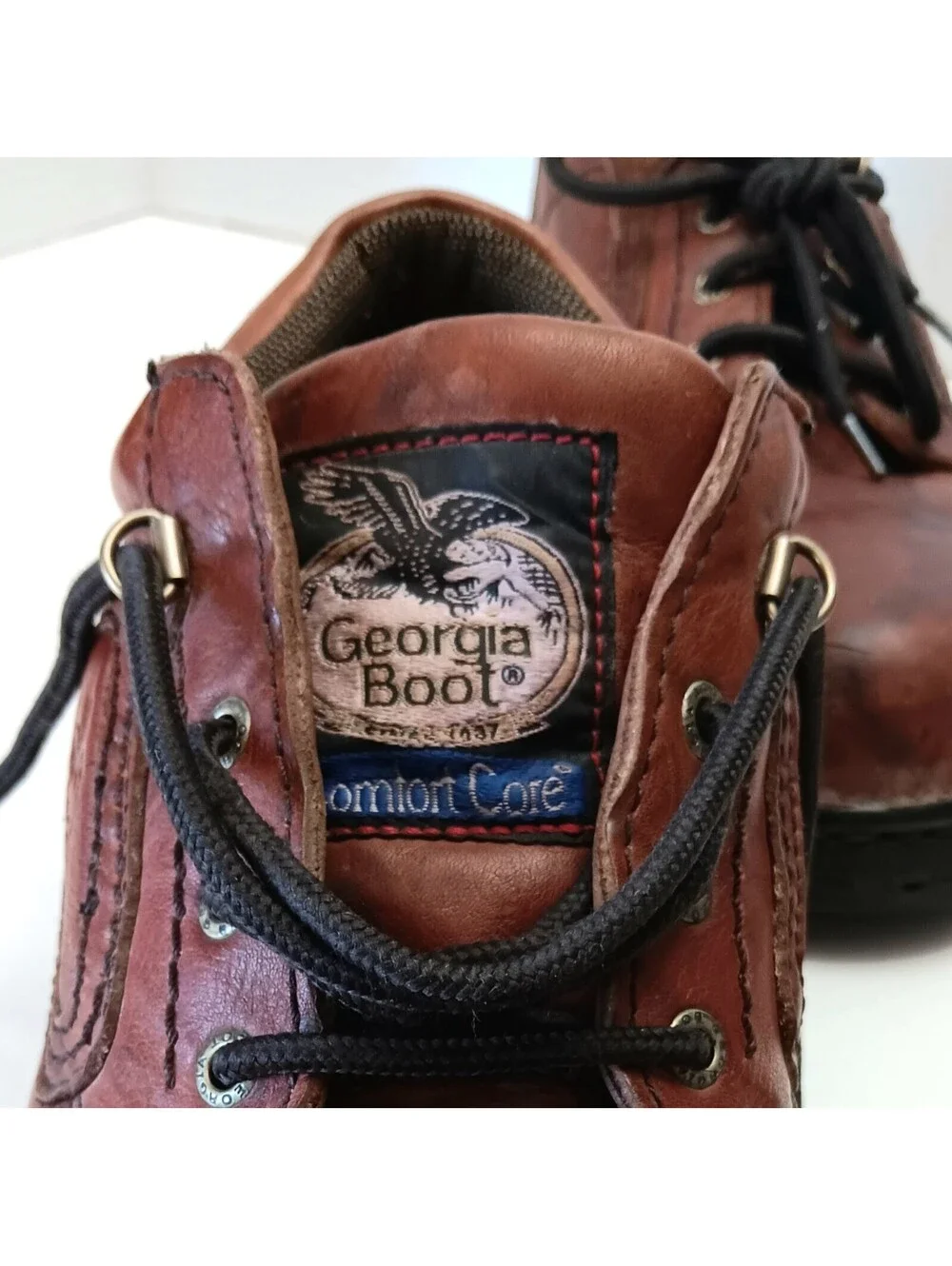 GEORGIA Boot Steel Toe Men's 13M Low Shoe Comfort Core Water Resistant G1353